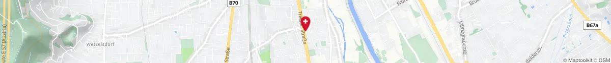 Kartendarstellung des Standorts für Paracelsus-Apotheke in 8020 Graz